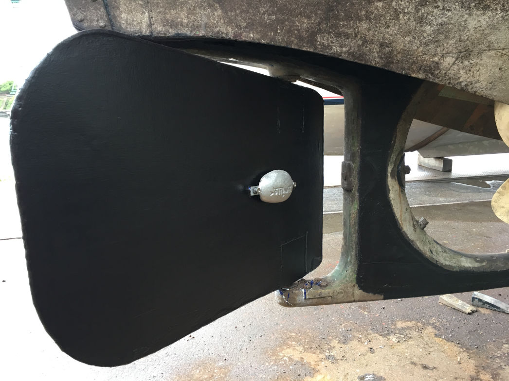 PASSAT I - Ruderblatt gestrichen