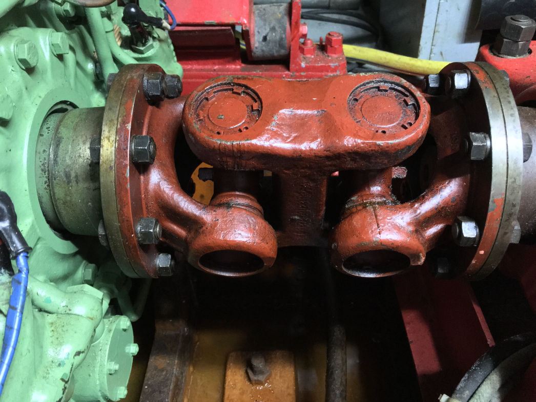 PASSAT I - Maschinenraum, Kreuzgelenk